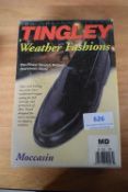 Tingley Moccasin Black Rubber Overshoes Size: M (American 8.5-10)