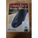 Tingley Moccasin Black Rubber Overshoes Size: S (American 7-8.5)