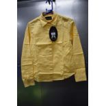 Sherwood Dakota Yellow Long Sleeve Shirt Size: 12