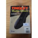 Tingley Trim Stretch Rubber Overshoes in Black Size: M (American 8.5-10)