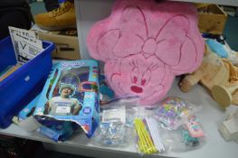 Zip Strings, Plush Cushion, etc.