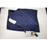 Castle Light Weight Neck in Navy & White Check