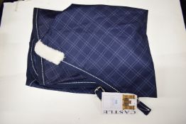 Castle Light Weight Neck in Navy & White Check