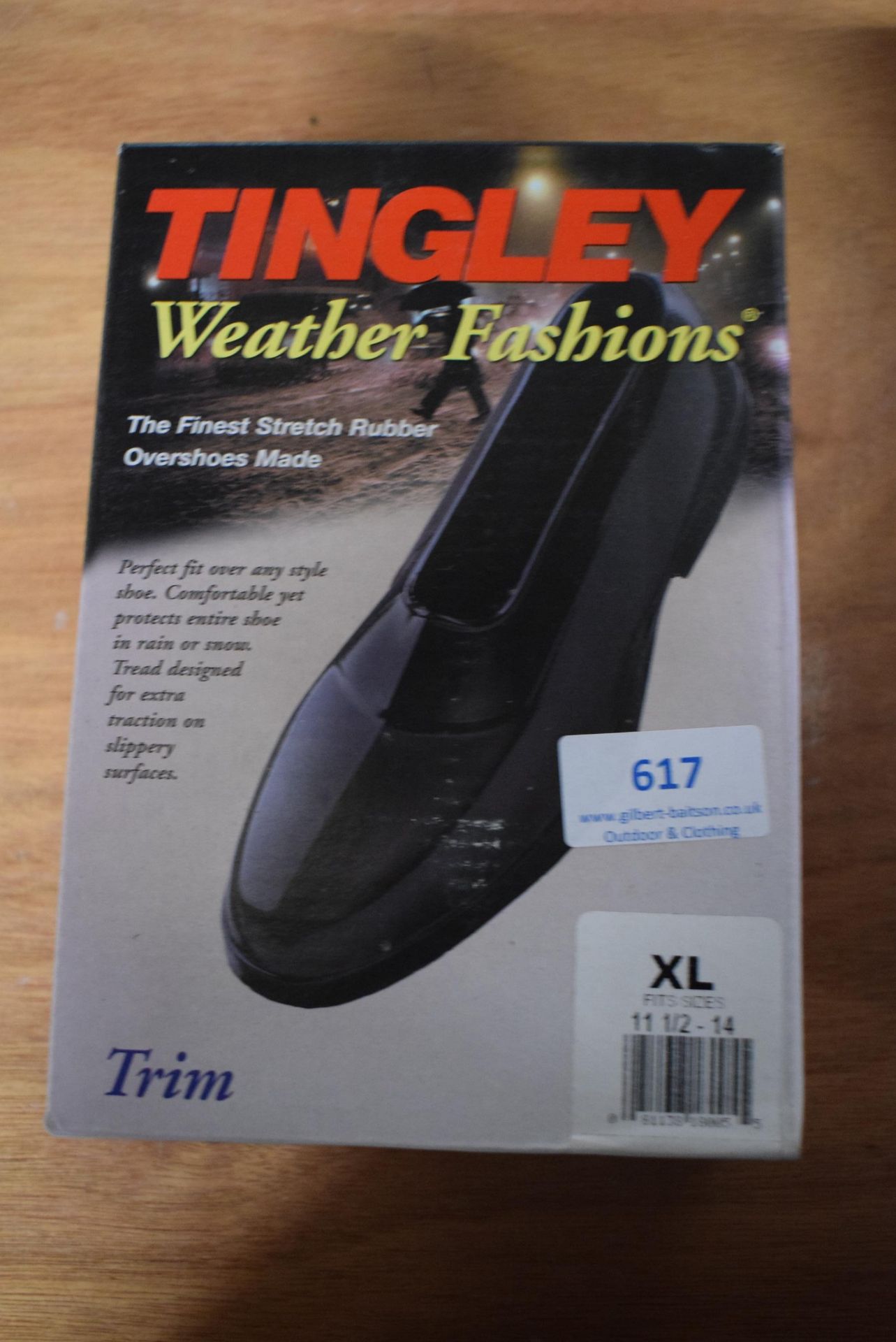 Tingley Trim Stretch Rubber Overshoes in Black Size: XL (American 11.5-14)