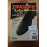 Tingley Trim Stretch Rubber Overshoes in Black Size: M (American 8.5-10)