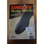 Tingley Trim Stretch Rubber Overshoes in Black Size: M (American 8.5-10)