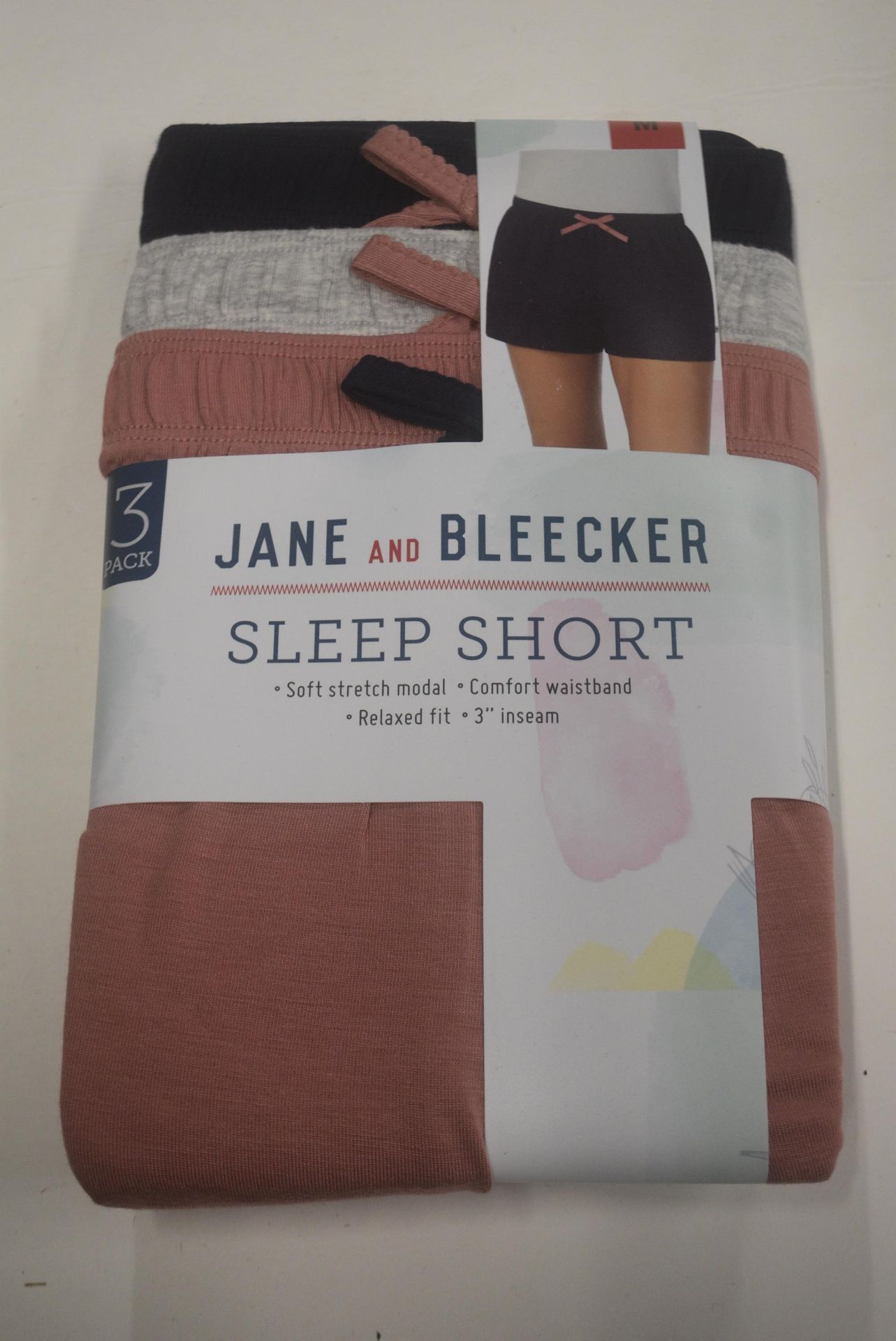 *Jane & Bleecker Sleep Shorts 3pk Size: M