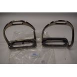 Pro Tac Bent Leg Safety Stirrups Size: 4.5”
