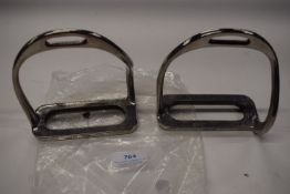 Pro Tac Bent Leg Safety Stirrups Size: 4.5”