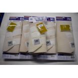 5x Woof Wear Exercise Wraps in White Sizes: 4x Large, 1x Medium