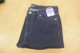 *Buffalo High Rise Stright Leg Stretch Denim Jeans Size: 8
