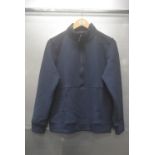 *32 Degrees Heat Soft Touch Half Zip Long Sleeve Top in Navy Size: S