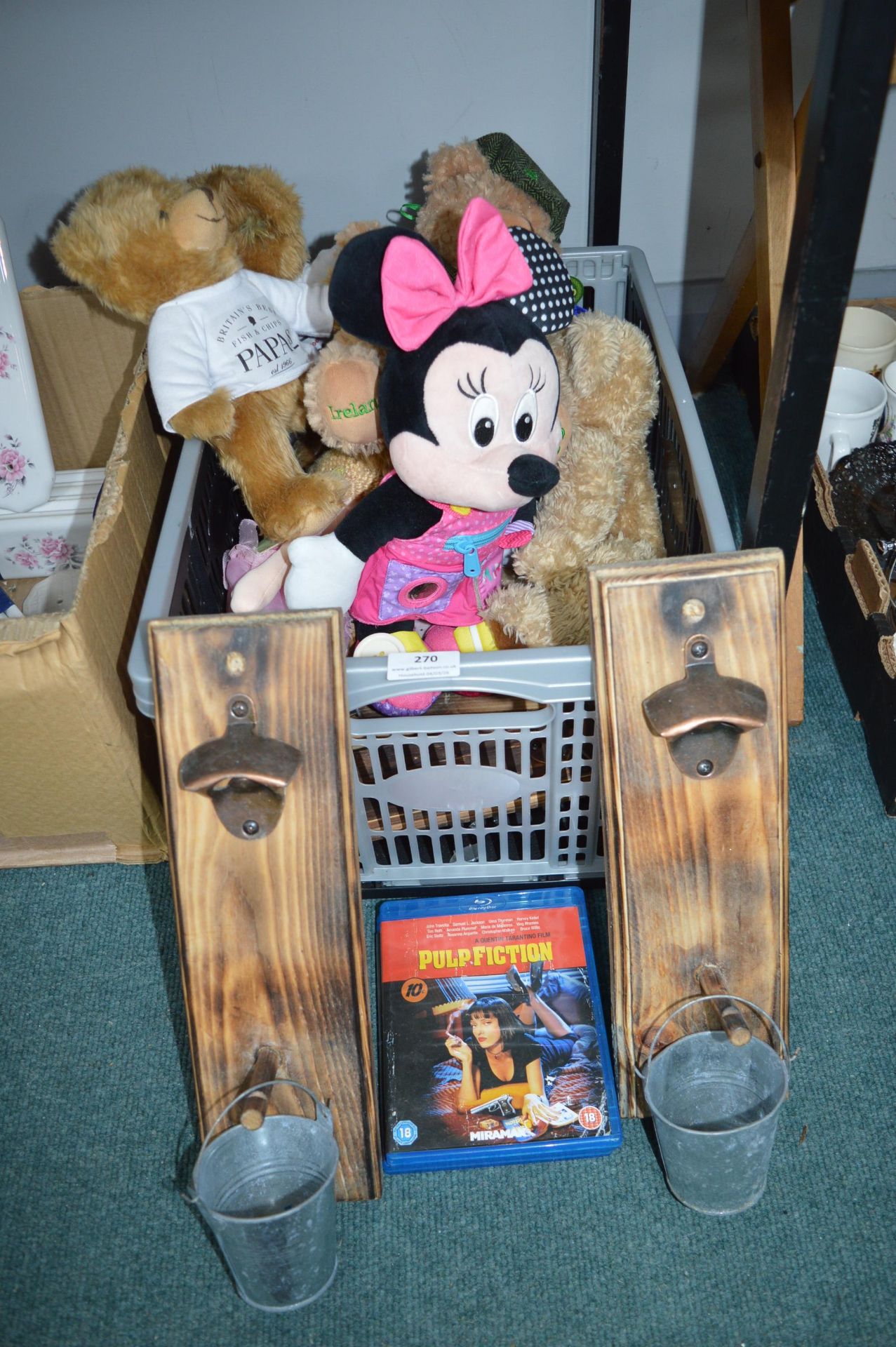 Soft Toys Including Teddy Bears etc. plus Wall Mounted Bottle Openers