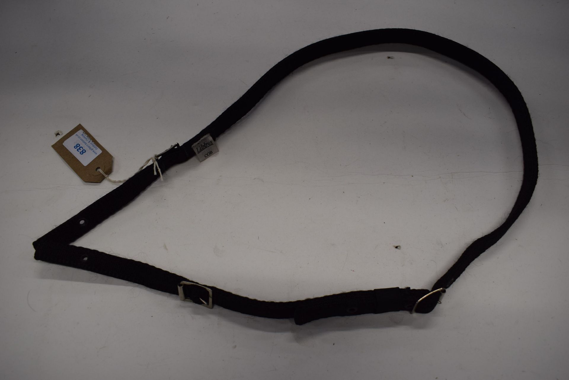 Libby’s Web Headstall Black Cob Size