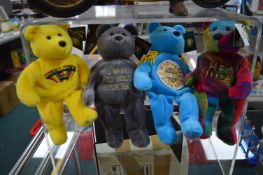 Set of Four Beatles Bear Official Apple Merchandise (new with tag)