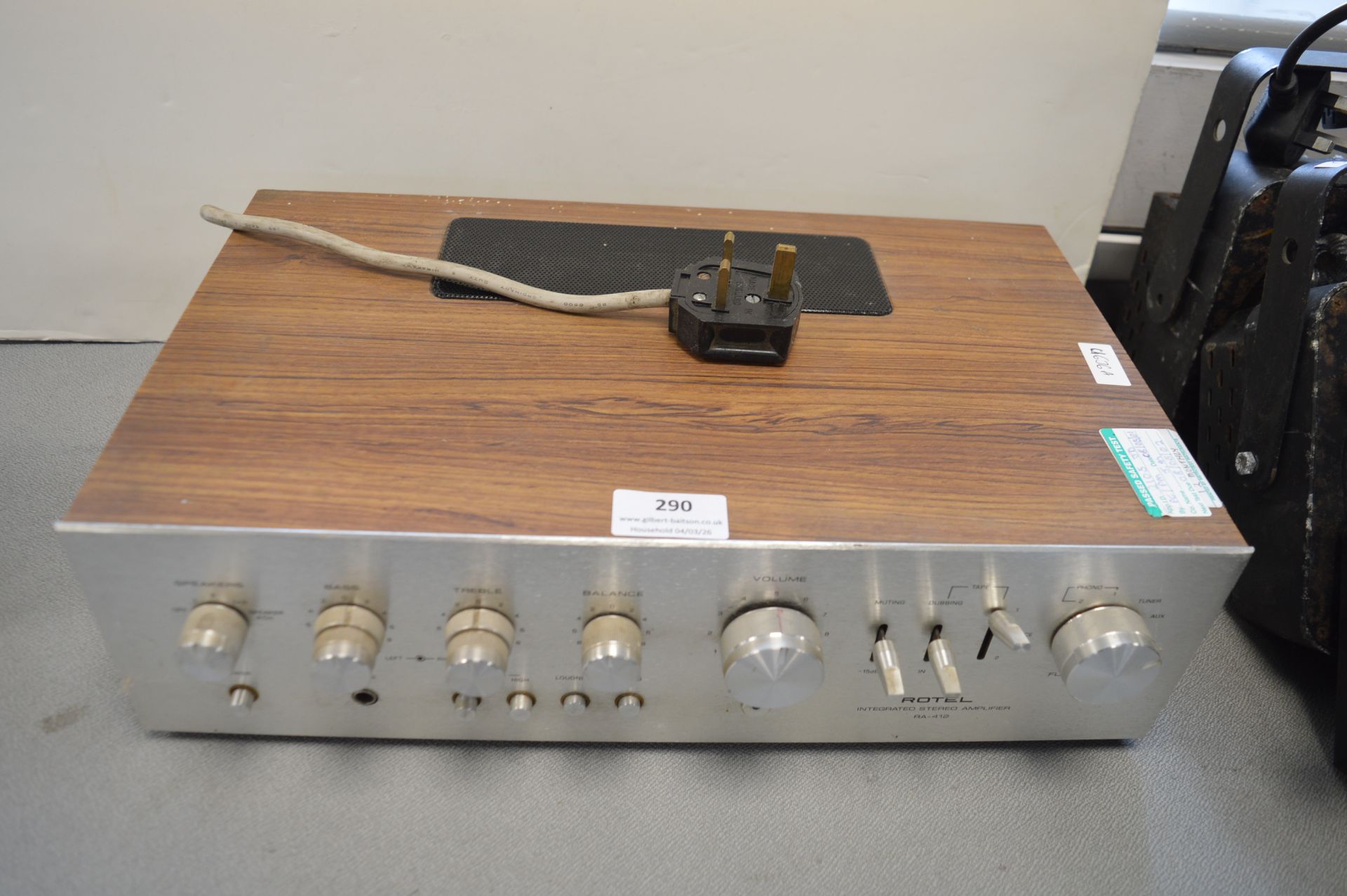 Rotel Amplifier RA-412 - Image 2 of 2