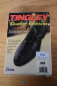 Tingley Trim Stretch Rubber Overshoes in Black Size: S (American 7-8.5)