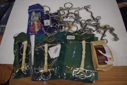 Quantity of Various Horse Bits and a bag of Gum Bits
