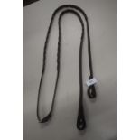 Dark Brown Laced Leather Reigns