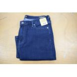 *Buffalo High Rise Stright Leg Stretch Denim Jeans Size: 10