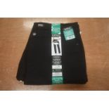 *Buffalo Highrise Straight Leg Black Denim Jeans Size: 16