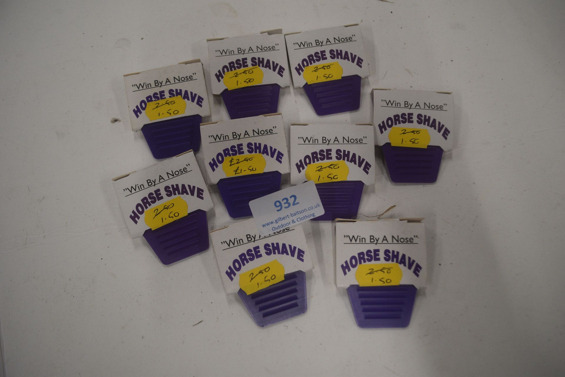 Quantity of Horse Shave Blades