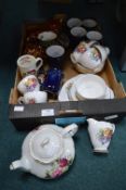 Vintage Pottery Part Tea Sets, Cups & Saucers, etc. Including Denby