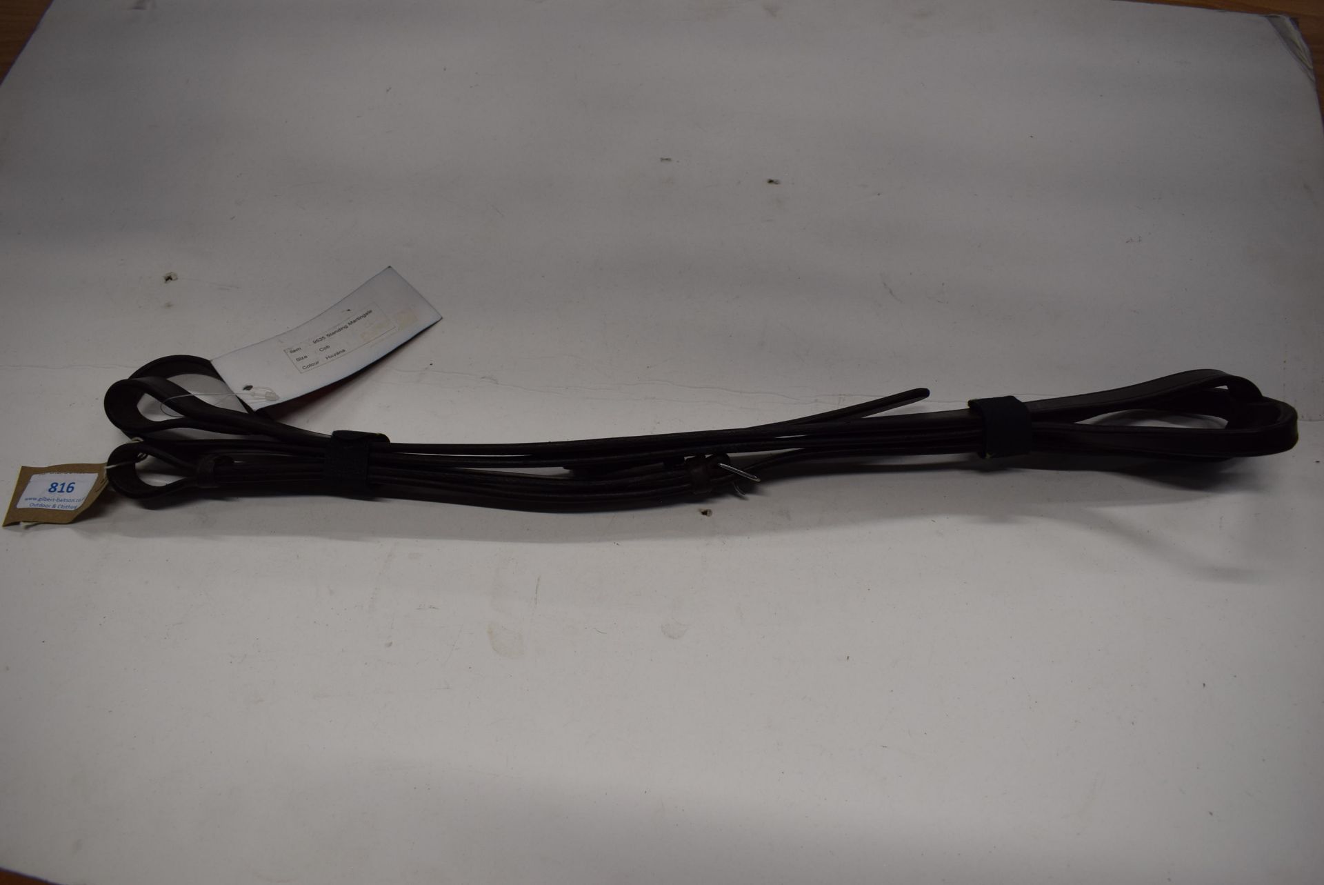 Castle Standing Martingale Cob Size Havana