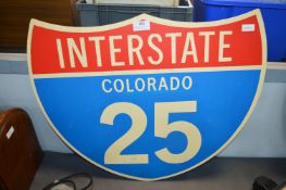 Interstate US Colorado Reproduction Road Sign