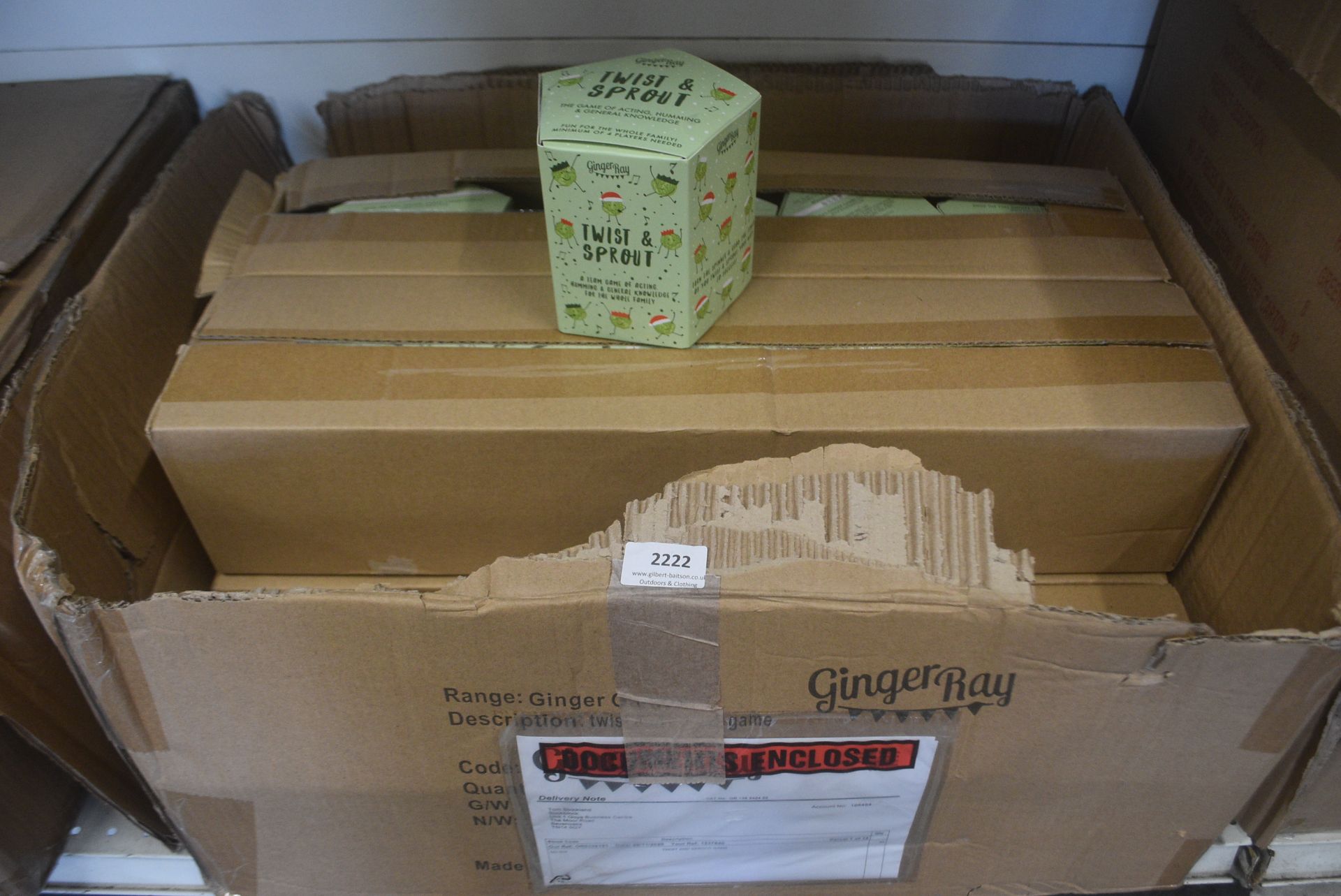 *Quantity of Ginger Ray Twist & Sprout Christmas Game