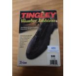 Tingley Trim Stretch Rubber Overshoes in Black Size: S (American 7-8.5)