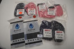 Quantity of Drybrow Absorbent Hat Liners, and a Quantity of Bob Hat Thermal Skullcaps