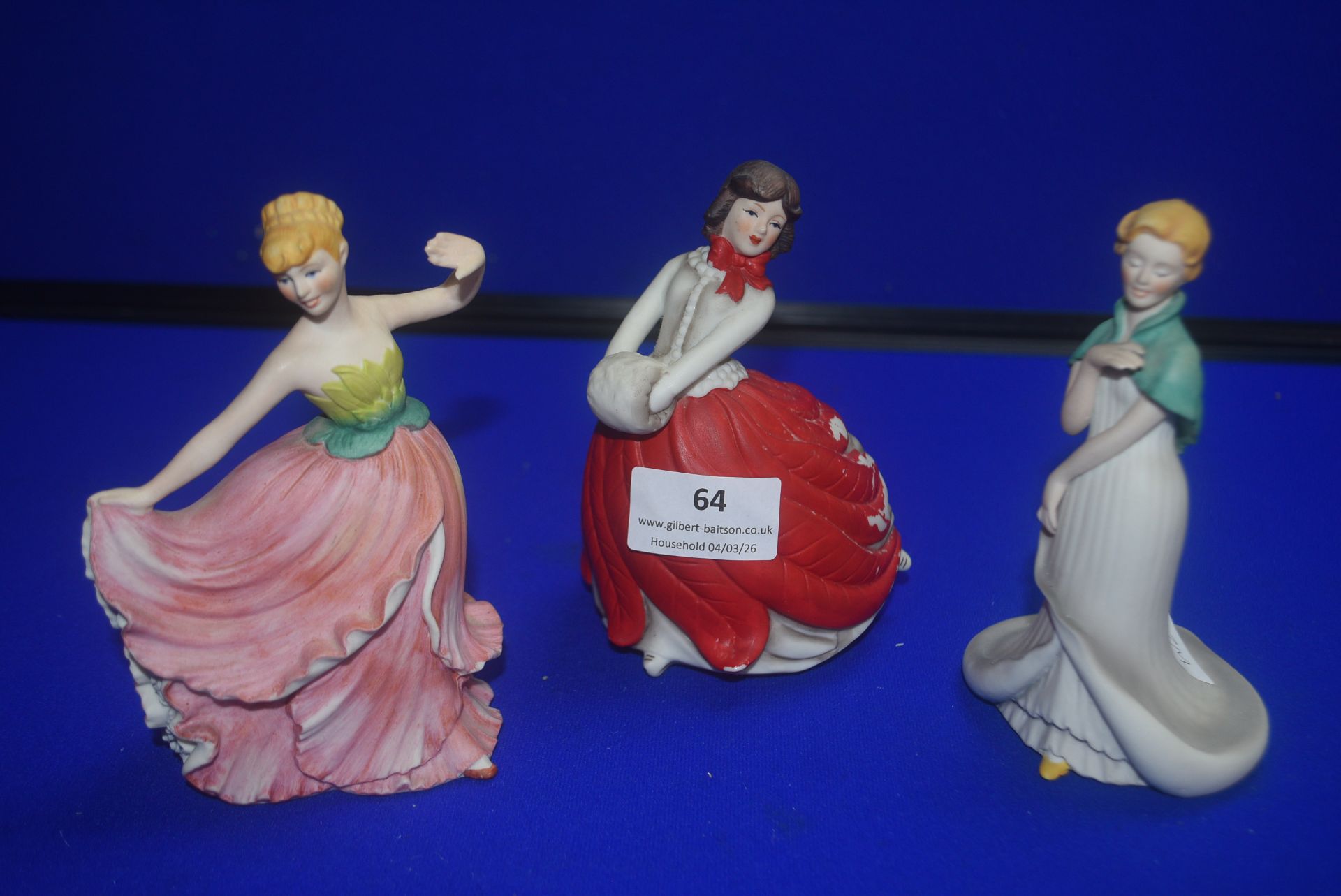 3x Collectors Studio Flower Maiden Figurines