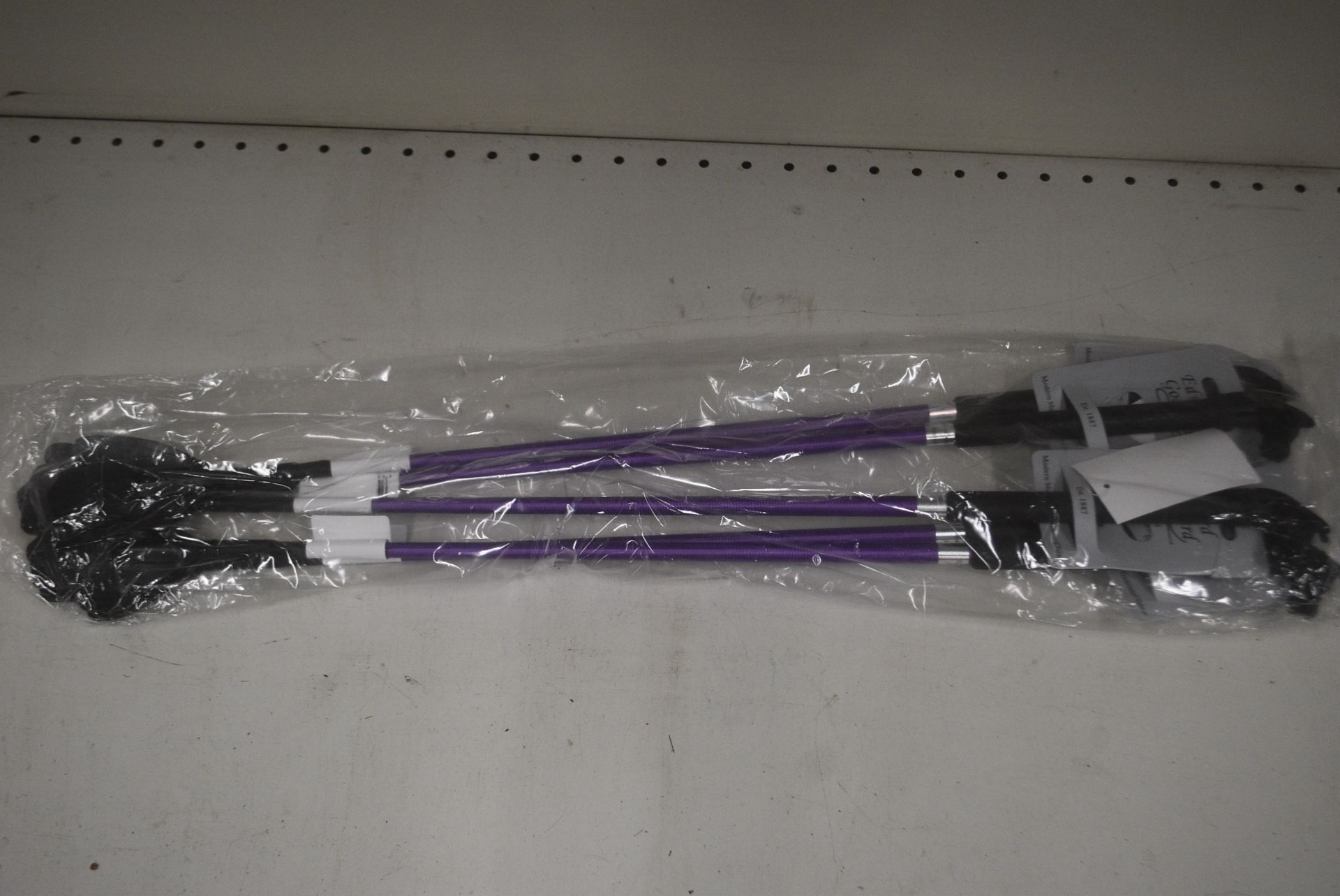 5x Purple & Black Riding Whips