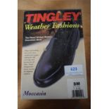 Tingley Moccasin Black Rubber Overshoes Size: S (American 7-8.5)
