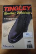 Tingley Moccasin Black Rubber Overshoes Size: S (American 7-8.5)