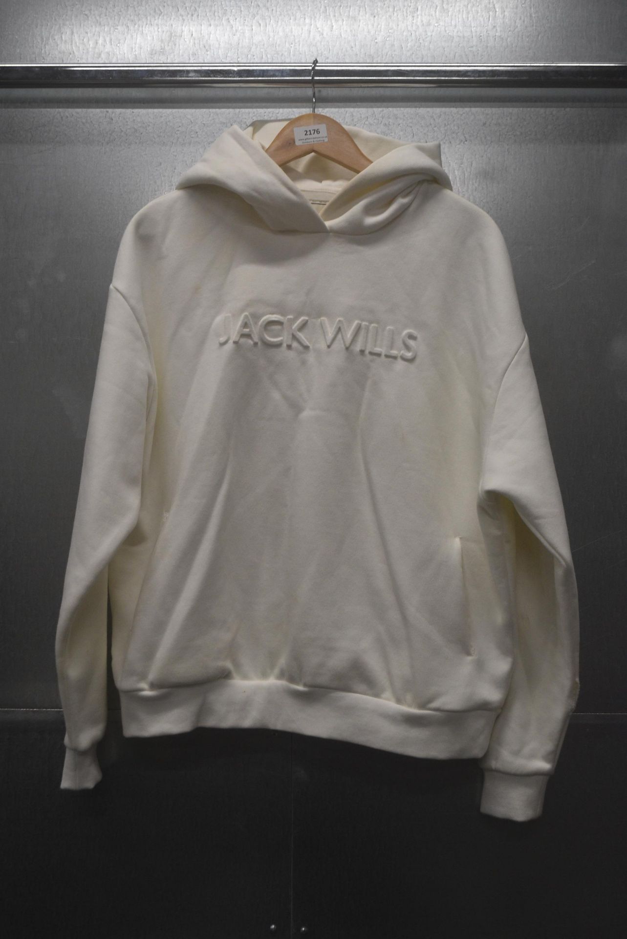 *Jack Wills Cream Hoodie Size: M (AF)