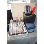 DVDs, Boxsets, and a CD Storage Box & Contents