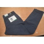 *English Laundry Colin Blue Straight Fit Five Pocket Trousers Size: 38x34