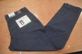 *English Laundry Colin Blue Straight Fit Five Pocket Trousers Size: 38x34