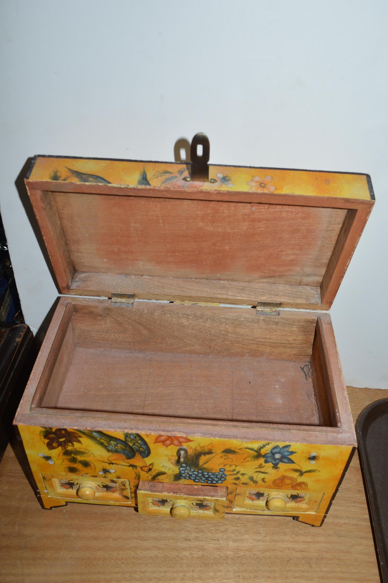 Decorative Painted Treasure Chest - Image 2 of 2
