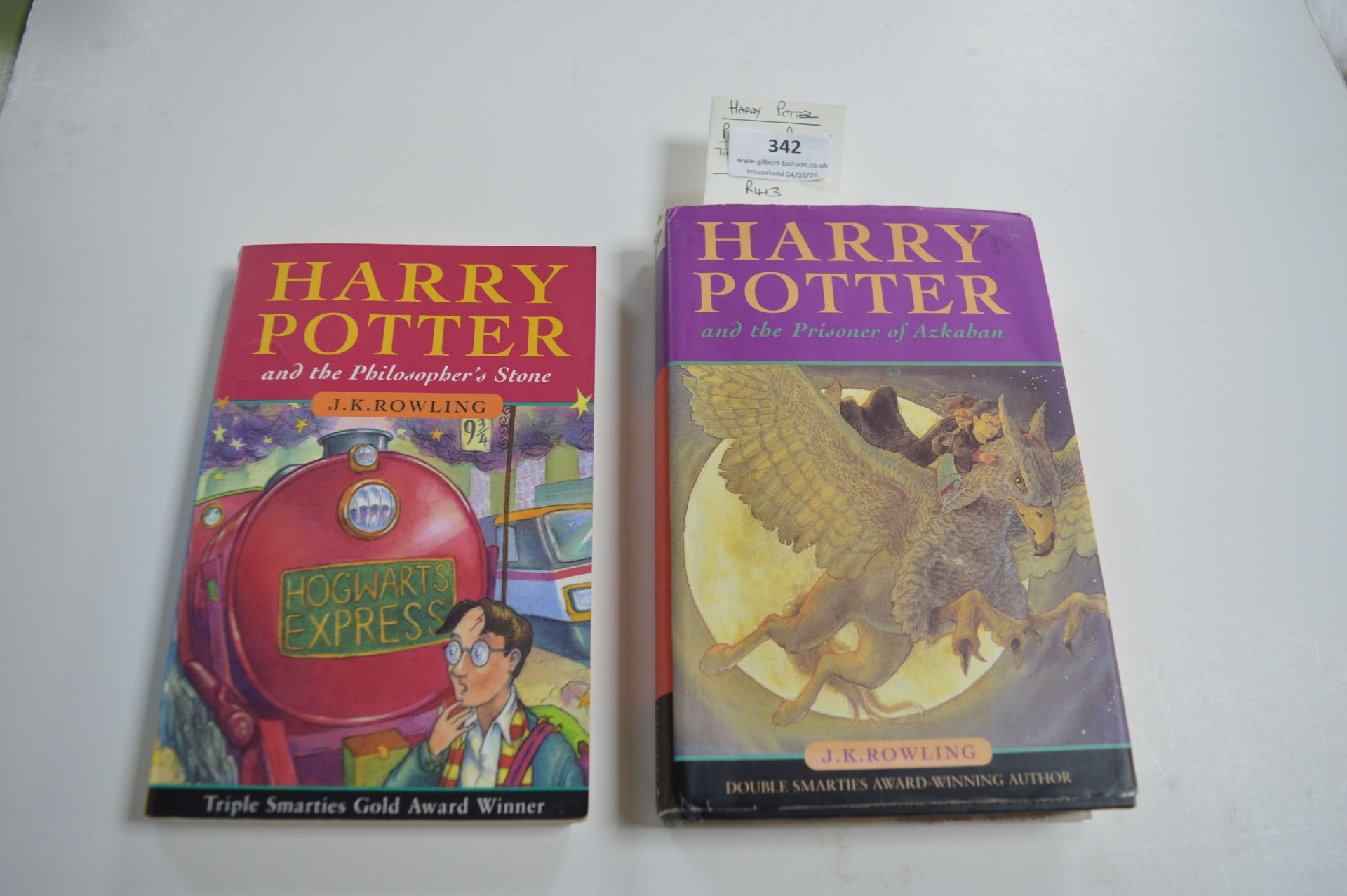 Harry Potter Prisoner of Azkaban and The Philosopher’s Stone