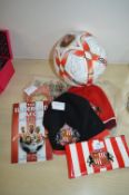 Sunderland Signed Football, plus Hats and Collectibles