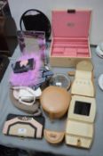 Jewellery Boxes, Bags and Mirrors