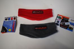 2x Poly Pads Warm Riders Size: M (1x red, 1x grey)