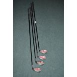 Set of Four Bayhill 450 Regular Flex Graphite Golf Irons (3,4,5 & 7)