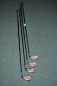 Set of Four Bayhill 450 Regular Flex Graphite Golf Irons (3,4,5 & 7)