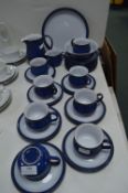 Denby Blue & White Tableware 20+pcs