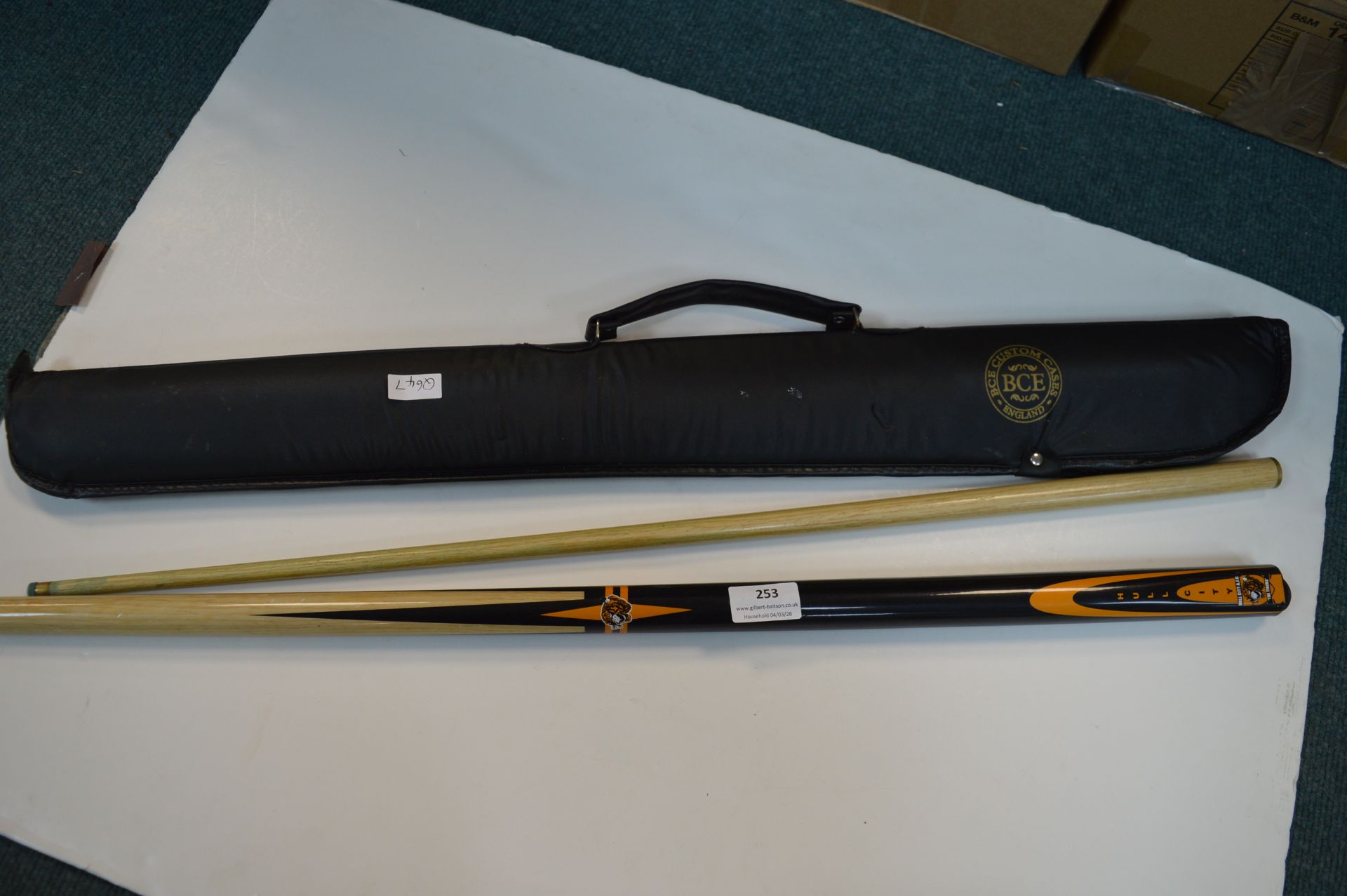 Hull City Tiger Snooker Cue