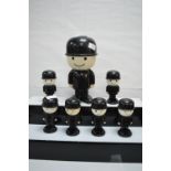 Fred the Flour Grader Advertising Storage Containers 1x Large 6x Small